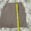 Lafayette 148  Virgin Wool Taupe Brown pencil Skirt size 2 Photo 4