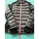 Michael Kors  Women's Puffer Jacket Gray Packable Hidden Hood Size M Photo 10