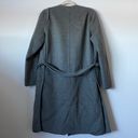 Vince  Grey Wool Belted Wrap Coat Size: XS Photo 13