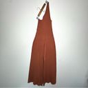 Free People Beach Women's Waverly Sweater One-Piece Jumpsuit XS Brown Wide Leg Photo 8