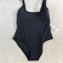 Everlane  Swimsuit Women’s XL NWT Square-Neck Quality Simple Chic One Piece Black Photo 3