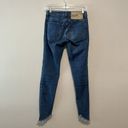 One Teaspoon  Freebirds II Low Waist Frayed Asymmetrical Hem Jeans Size 24 Photo 5