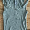 SKIMS NWOT  Cotton Rib Tank in Mineral Photo 0