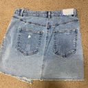 Tinseltown New!  Denim Asymmetrical Button Front Skirt Size XL Photo 7