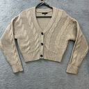 Love Tree  Design Honey VNeck Slouchy Knit Crop Cardigan Photo 6