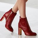 Calvin Klein Karlia Leather Ankle Boots Photo 0