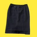 Striped work skirt, black pencil skirt, a line skirt, office skirt, skirt suit Size 6 Photo 1