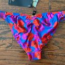 Vix Paula Hermanny  Mabel Riviera Bikini Bottoms Blue/Red Multi Medium NWT Photo 5