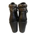 Jessica Simpson  Black Maelyn Wedge Ankle‎ Booties Sz 8.5M Photo 4