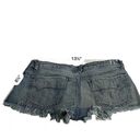 Volcom  True to This Cut Off Denim Shorts Size 5 Photo 3