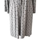 Soma Polka Dot V-neck Dress Women’s Size L Drawstring Pockets Lounge Comfortable Photo 2