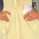 blanco by nature Yellow Front Tie Sundress Photo 0