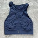 Sweaty Betty  Blue Stamina High Neck Bra Photo 0