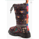 Farm Rio NEW  Scarf Lug Sole Tall Puffer Moon Boots Platform Womens 7 $300 Photo 2