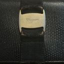 Salvatore Ferragamo Vara Black Leather Long Bifold Wallet Made in ITALY Photo 3