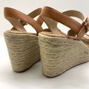 Sam Edelman  Maura Leather Espadrille Platform Brown Wedge Sandal Size 10 M Photo 7