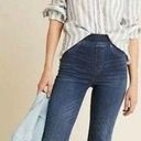 Spanx  Cropped Flare Raw Hem Jeans Photo 0