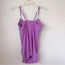 Zella  Purple Built in Bra Athletic Tank Top M Photo 1