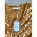 Marine layer NWT  Carmen Wrap Camel Animal Print Top Size X-Large Photo 2