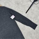 Everlane  The Cashmere Turtleneck Mini Sweater Dress Dark in Gray Donegal Size L Photo 6