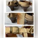 RARE Vintage André Courrèges starategia mule sling backs sandals size 36 5 USA Tan Photo 4