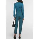 Joseph  Cole Womens Stretch Gabardine Straight Slim Pant High Rise Blue Sz 4 Photo 9