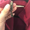 Woolrich  fleece vest M Merlot Wine Maroon color zip up, pockets burgundy Photo 6