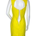 Trina Turk  Dress Womens 2 Yellow Mini Dress Bow Open Back Feminine Colorful Photo 4