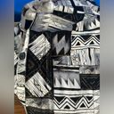 Kensington Square vintage black and white geometric print blazer Size L Photo 6