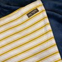 Matilda Jane  Yellow Striped Shirt with Button accents size large Photo 3