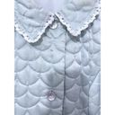 Christian Dior  Intimates Quilted Robe Size Small Aqua Color PLEASE READ Photo 6