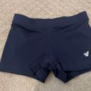 Varisty Small Navy Blue Varsity Spandex Shorts Photo 0