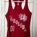 Tailgate  Women's Racerback Curved Hem Carolina Graphic Tank Sz L Photo 0