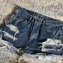 Wrangler Vintage Distressed Jean Shorts Photo 1