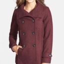 Thread and Supply  Double Breasted Oxblood Peacoat Size Medium Photo 4