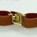 Krass&co Arrow Sales  Vintage Brown Adjustable Cowhide Leather Belt Size Small S Womens Photo 3