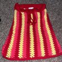 Lovers + Friends  Crochet Knit Mini Bodycon Skirt Photo 0