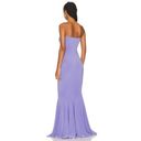 Norma Kamali NWT  Strapless Fishtail Gown in Lilac Photo 2