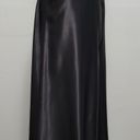 Impressions Vintage  black satin full circle maxi dress size xl Photo 1