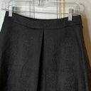 BCBGeneration  Black Textured Pleated A-Line Skater Skirt Women's Size 6 NEW Photo 3