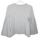 Banana Republic  Grey Bell-Sleeve Couture Sweatshirt size XS Photo 29