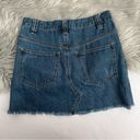 Free People  We The Free Sidecar Denim Mini Skirt Photo 2