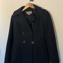 Michael Kors   Women Wool Blend Double Breasted Pea Coat Black Size Small Photo 5