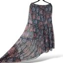 Anthropologie  Maeve Moon Lake Maxi Skirt Small Floral Tiered Bohemian Fall Photo 5