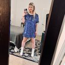 Nasty Gal Sequin Stripe Baseball Dress Photo 2