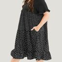 Bloomchic Size 18 - 20 • 2x •  • Polka Dot Pocket Ruffle Sleeve Knee Dress Photo 3