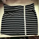 L8ter striped fold over mini skirt Photo 2