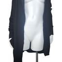 Isaac Mizrahi  Live! Shawl Collar Sweater Cardigan w/ Pockets Pitch Black Medium Photo 2