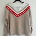 12th Tribe New With Tags Faux Layer Varsity Sweater Photo 0