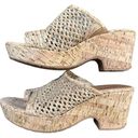 Baretraps  Womens Sandals Shoes Size 6.5M Slip On Wedges Cork Heel Open Toe Tan Photo 1